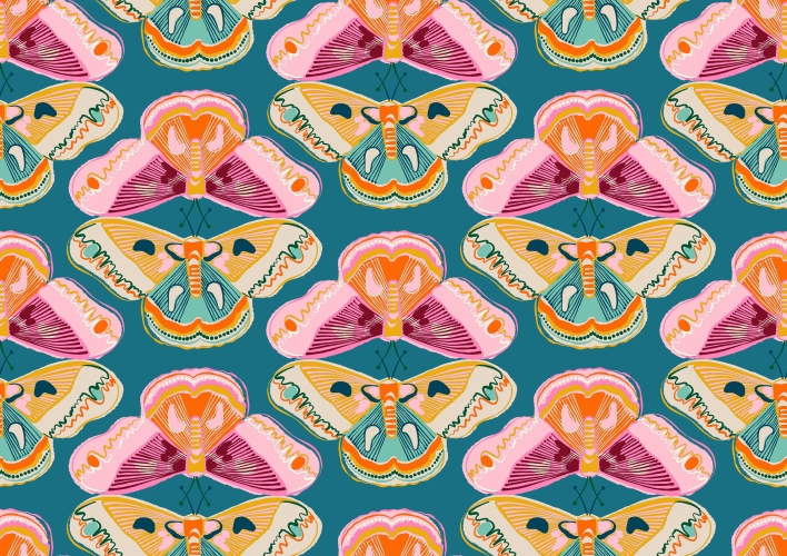 Patchwork Baumwolle - Melody Miller - Curio - Wings Novelty Butterfly Mermaid